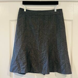 Ann Taylor Women’s Gray Midi Skirt, Size 10